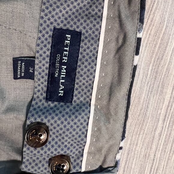 Peter Millar Collection Flower Prints Blue Shorts - Picture 3 of 3